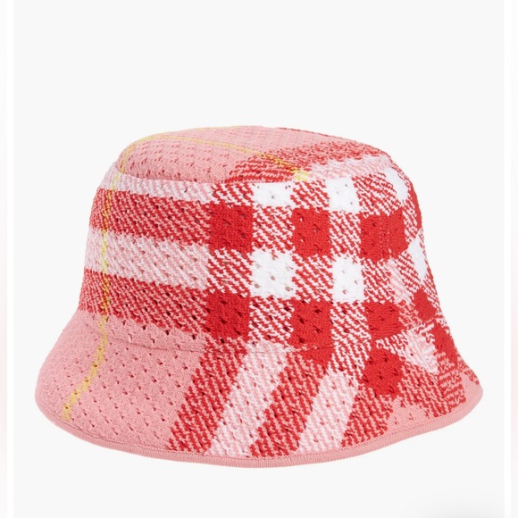 Burberry Check-Pattern Bucket Hat - Picture 4 of 9